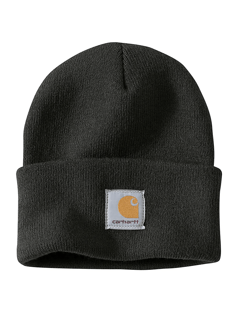 A18 Knit Cuffed Beanie - Black