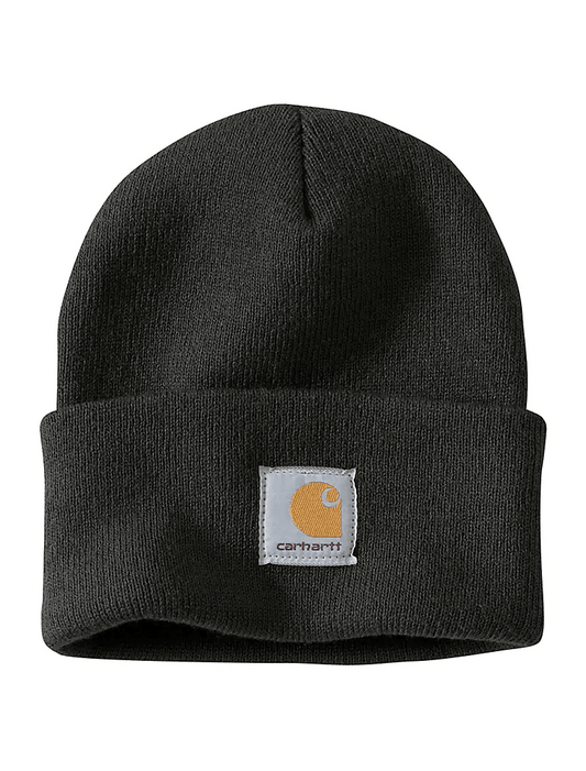 A18 Knit Cuffed Beanie - Black