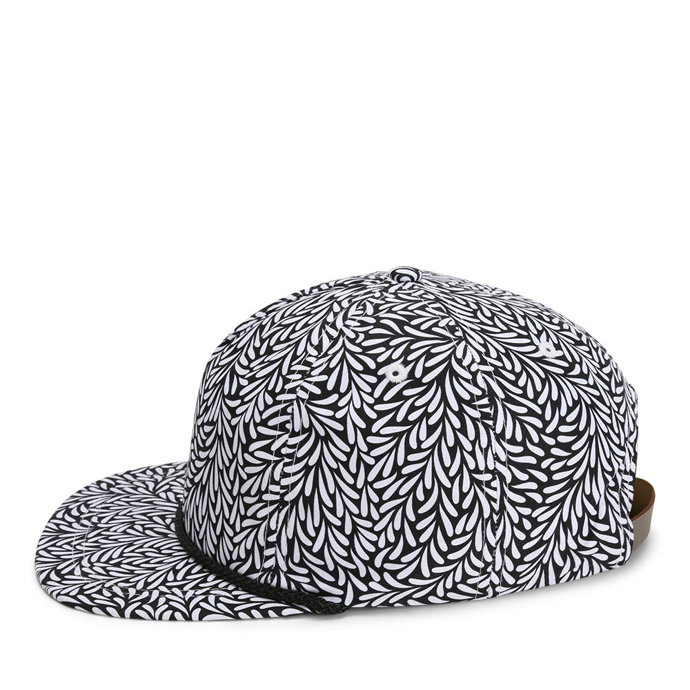 The Back 9 Throwback Black Rope Cap - DNA010