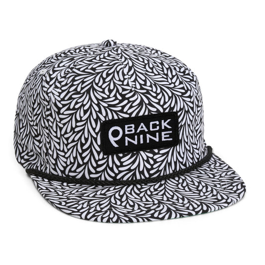 The Back 9 Throwback Black Rope Cap - DNA010