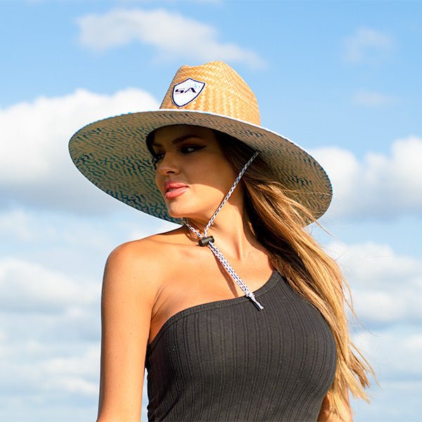Palms Under Brim Straw Hat