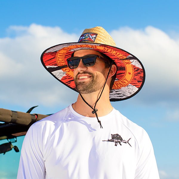 Palms Under Brim Straw Hat