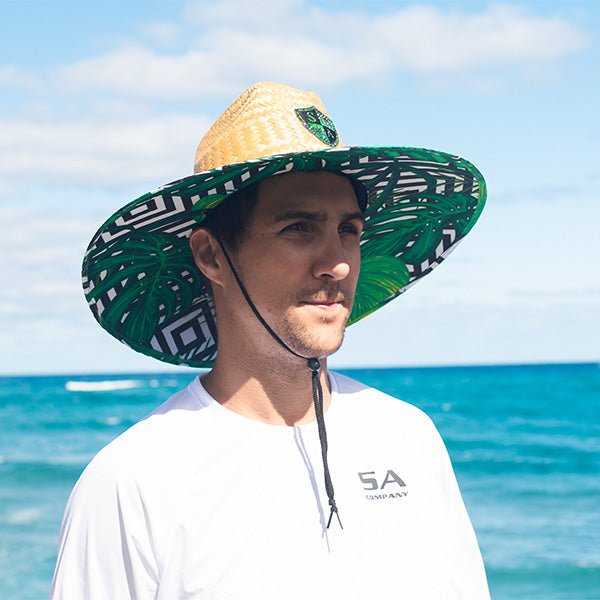 Palms Under Brim Straw Hat
