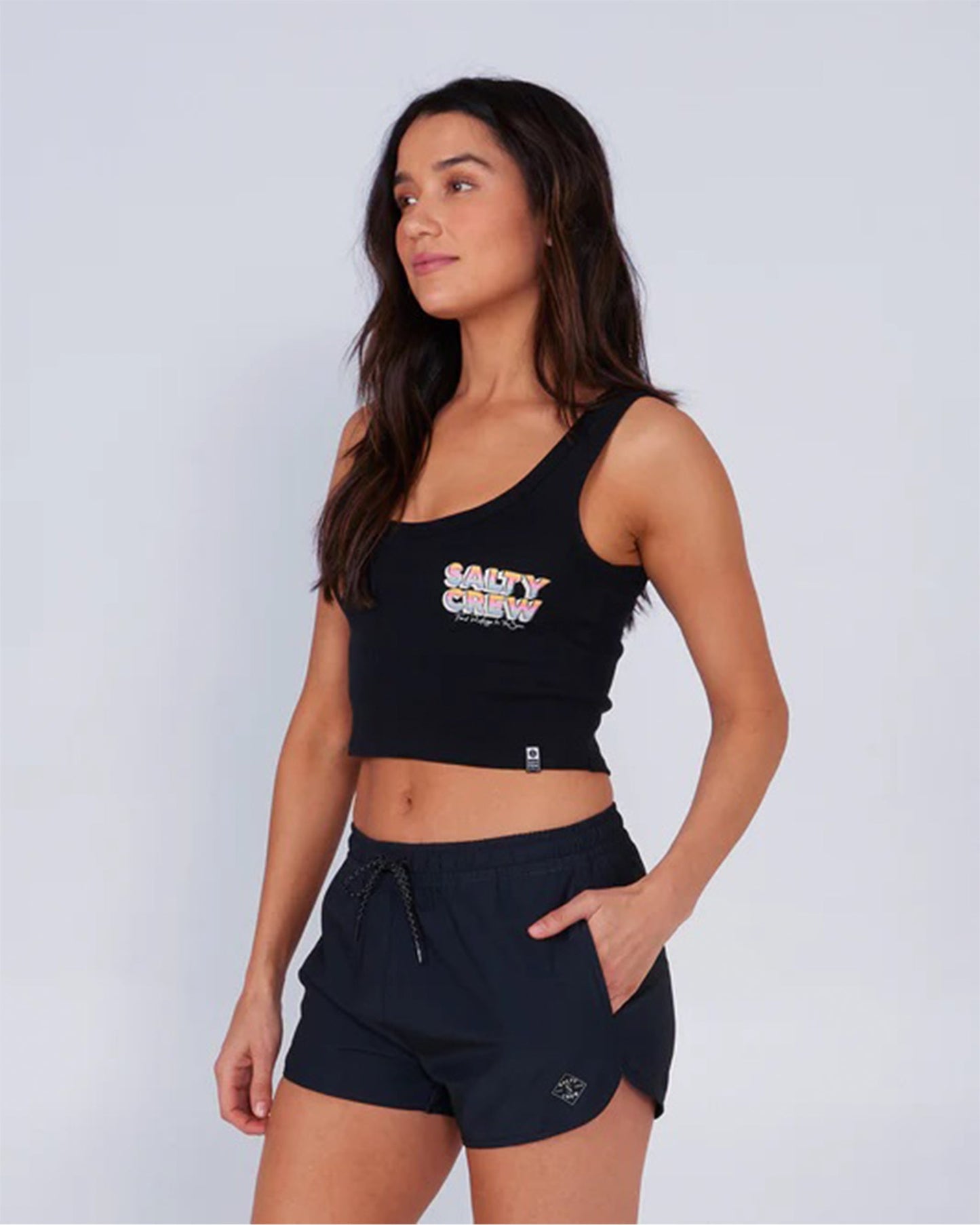 Women's Summer Time Tank Top - Black