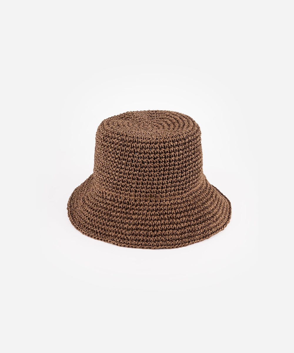 Sal Crochet Packable Bucket Hat