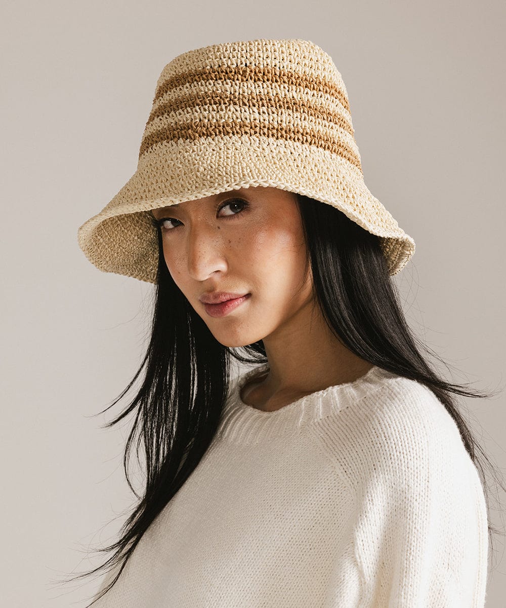 Sal Crochet Packable Bucket Hat