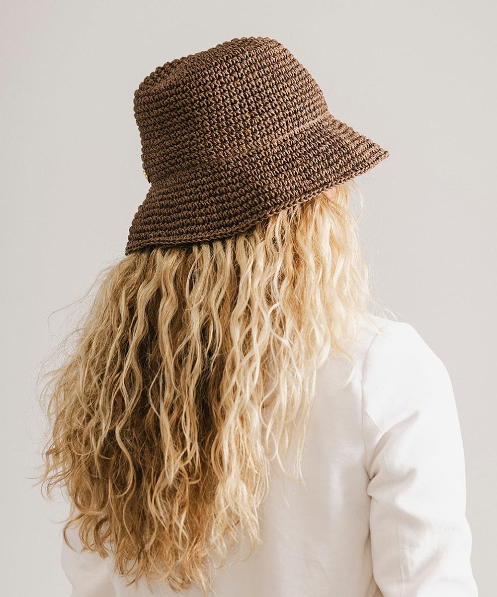 Sal Crochet Packable Bucket Hat
