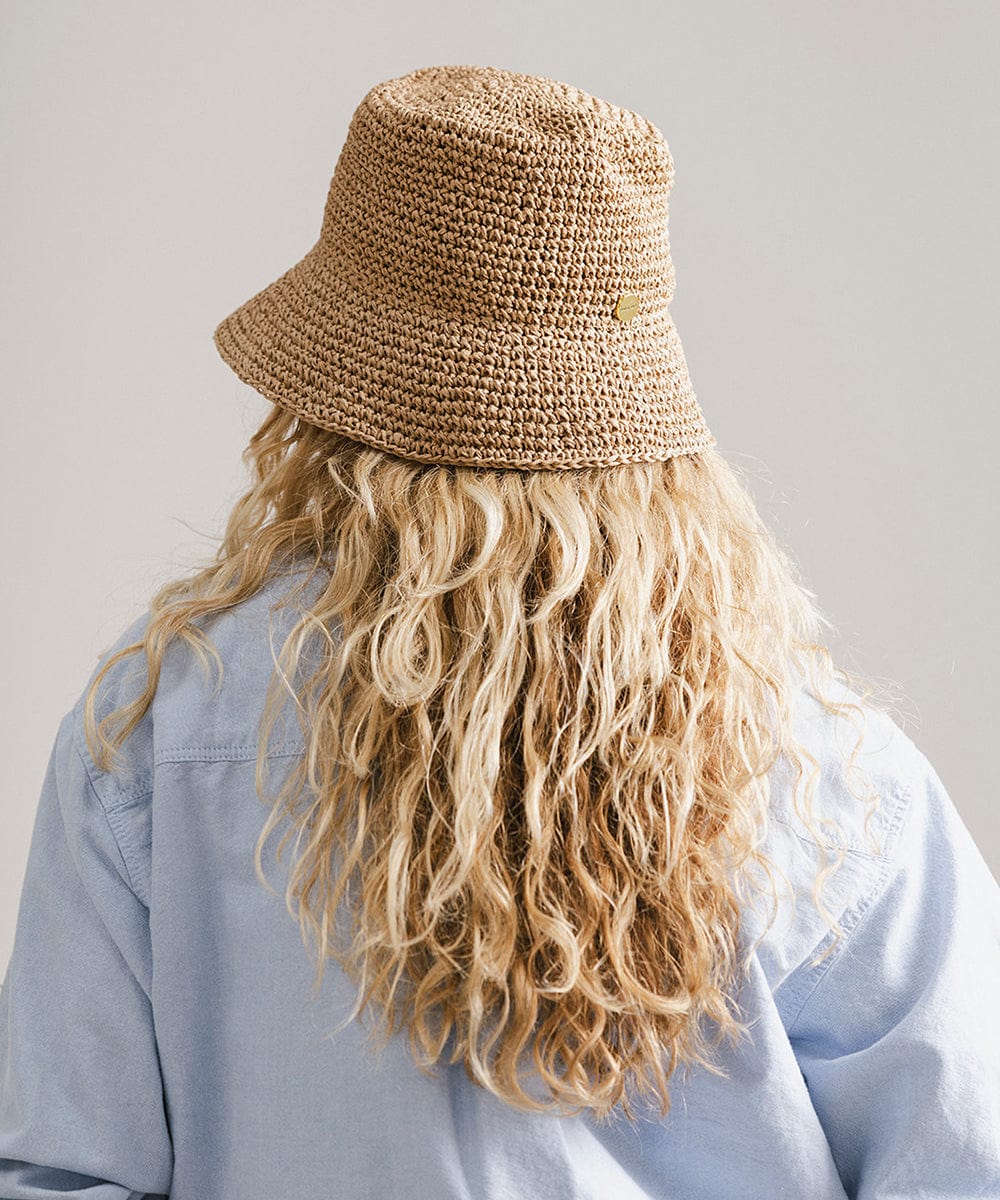 Sal Crochet Packable Bucket Hat