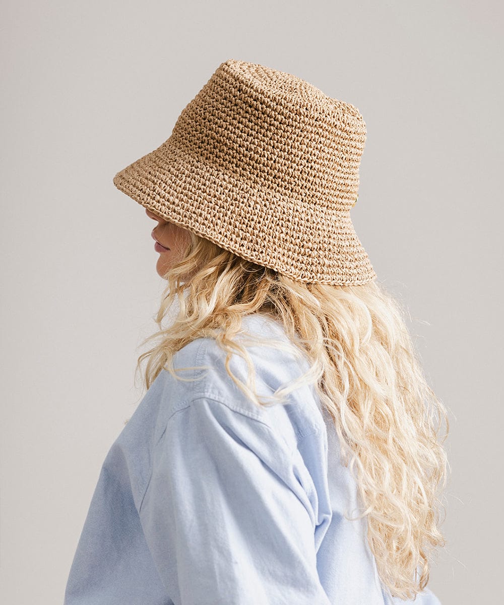 Sal Crochet Packable Bucket Hat