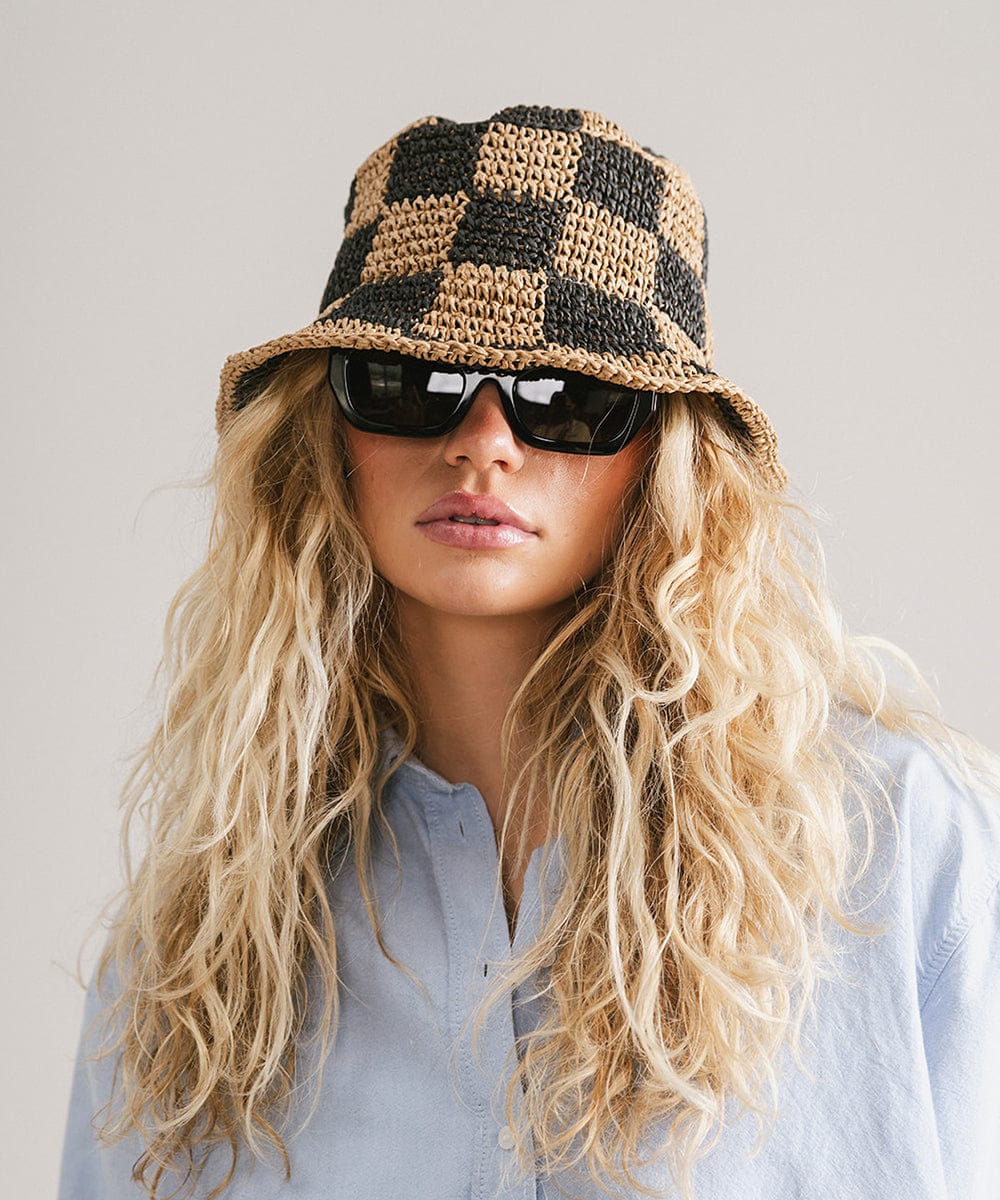 Sal Crochet Packable Bucket Hat
