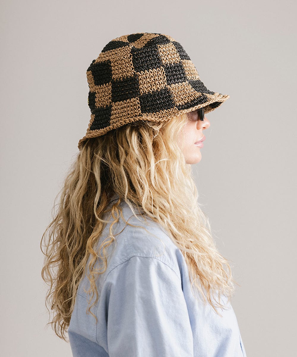 Sal Crochet Packable Bucket Hat
